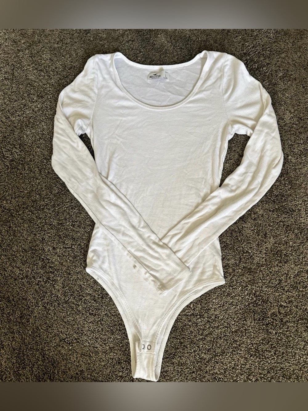 Hollister White Bodysuit Size Small 0357